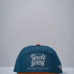 The Uncle Gang™ Vintage Blue & Hazel Brown Snapback Hat Fall Collection