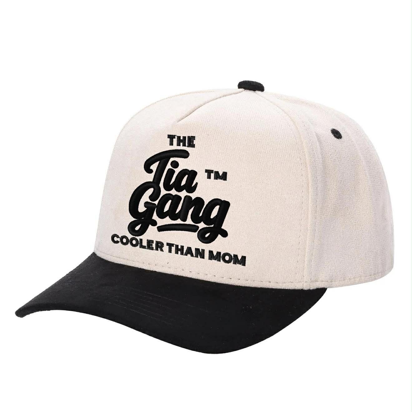 The Tia Gang™ Black & Cream Hat PRE ORDER SHIPS IN 3 WEEKS!