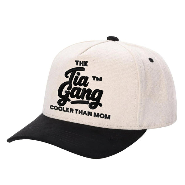 The Tia Gang™ Black & Cream Hat PRE ORDER SHIPS IN 3 WEEKS!