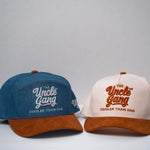 The Uncle Gang™ Vintage Blue & Hazel Brown Snapback Hat Fall Collection