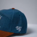 The Uncle Gang™ Vintage Blue & Hazel Brown Snapback Hat Fall Collection