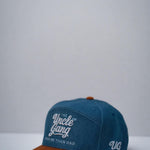 The Uncle Gang™ Vintage Blue & Hazel Brown Snapback Hat Fall Collection